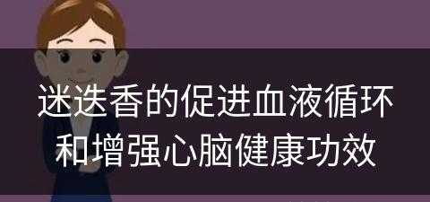 迷迭香的促进血液循环和增强心脑健康功效